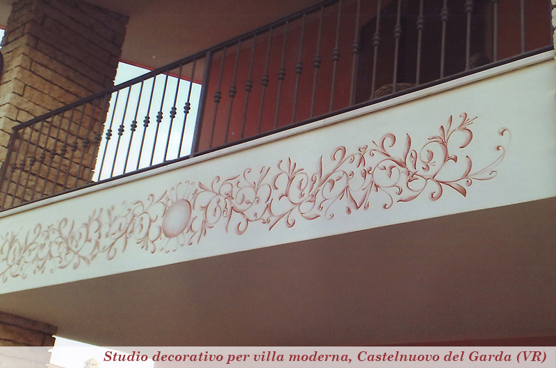 studio decorativo per villa moderna, Castelnuovo del Garda (VR)